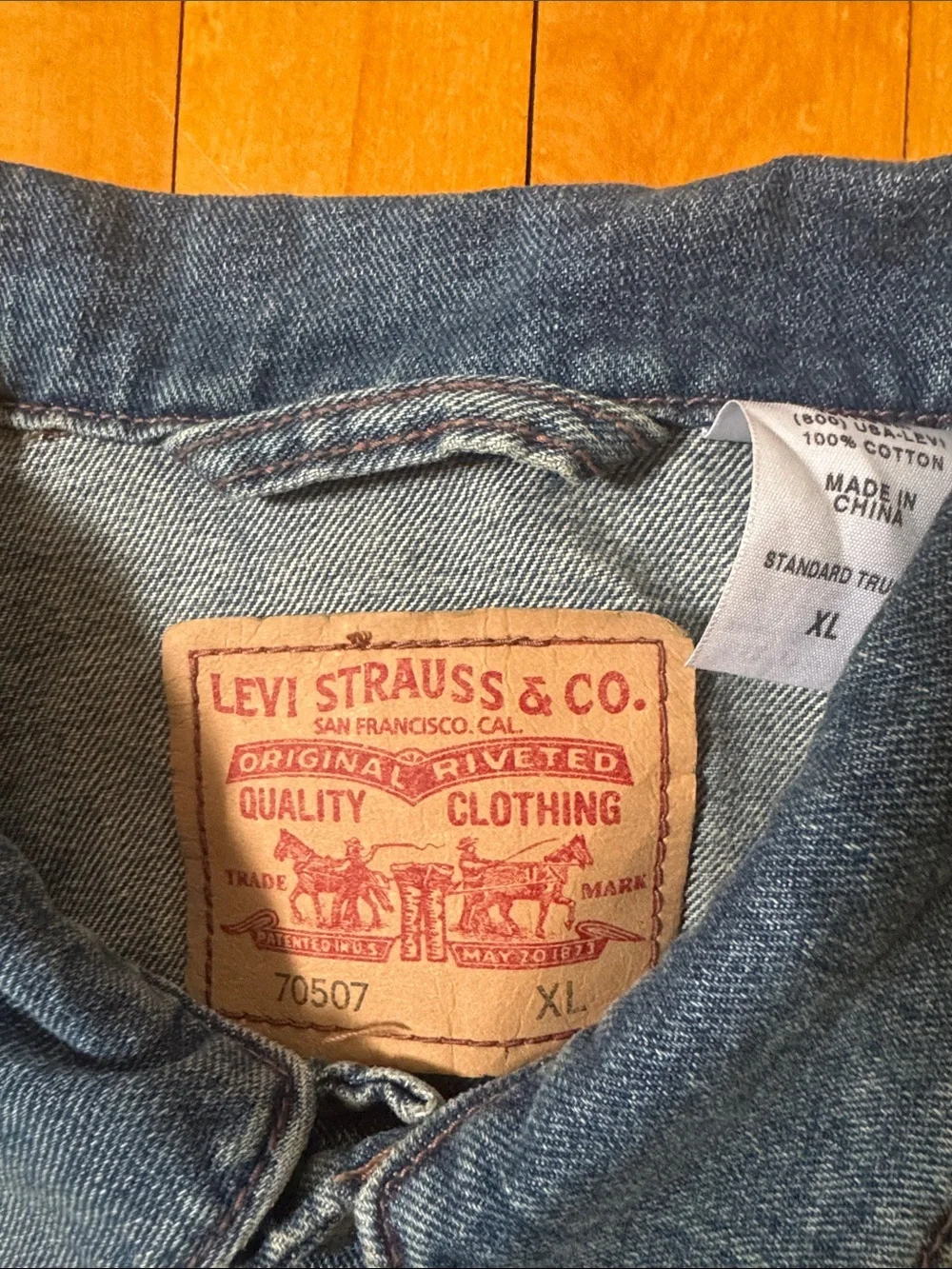 Levi's Vintage 80s 90s Blue Denim Trucker Jacket - Men's XL